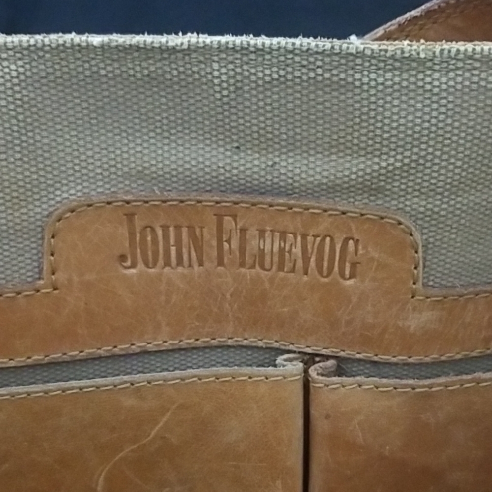 John Fluevog Tan Leather Tote Bag